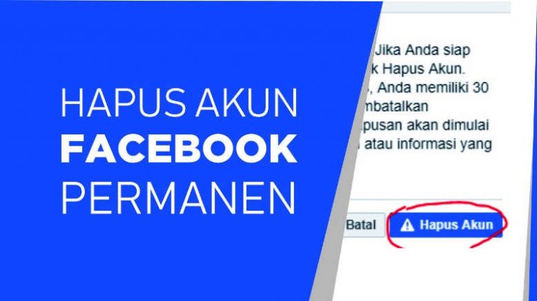 Cara menghapus akun Facebook secara permanen