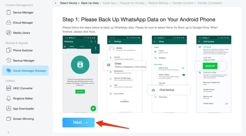 3-Cara Transfer Data WhatsApp dari Android ke iPhone