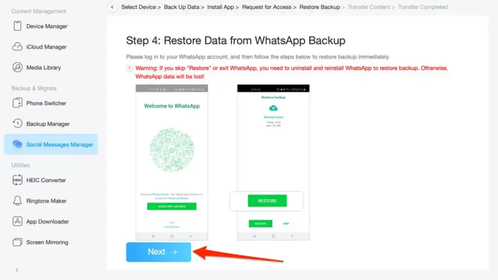 Cara Transfer Data WhatsApp dari Android ke iPhone5
